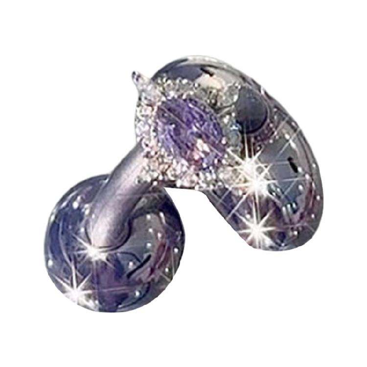 

Shimmering Removable Ear Clip Decorations For Open Headphone Rotating Imitation Rhinestones Jewelry DIY Upgrades Kit