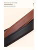 Women's Angola Red Genuine Leather Waist Belt - Fashionable, Versatile, and High-End Cowhide Accessory for Suits and Coats