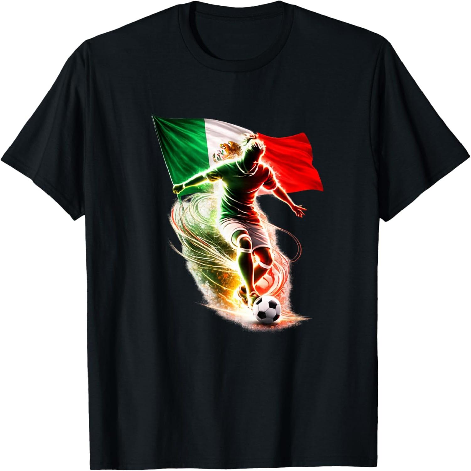 Mexico Flag - Mexican Football Mexico Gift T-Shirt S разноцветный