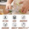 Vegetable Cutter, Five-Layer Kitchen Scissors, Multi-Function Scissors, Chopping Scissors, Baby Food Scissors, Slicing Scissors for Chopping Green Oni