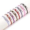 Bracciale in Acciaio a Forma di H: Acciaio Inossidabile Regolabile, Oro 3D, Impermeabile, Resistente al Sudore, Design a Corda