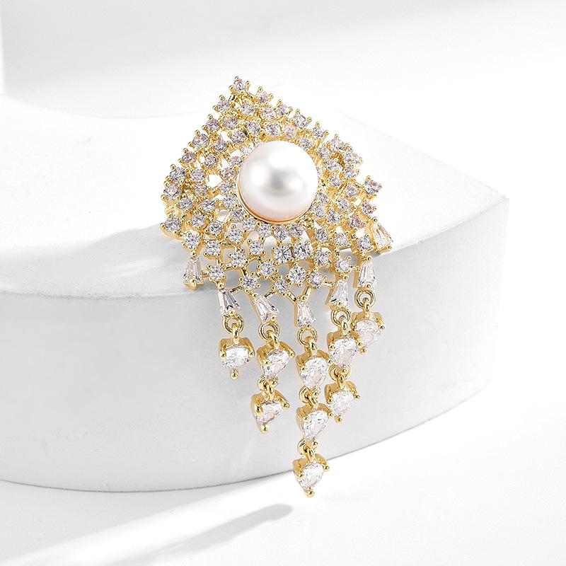 Senior-Broschen, Blumen-Blatt-Brosche, Anstecknadeln für Damen, Anzug-Anhänger, modische Broschen, Schmuck