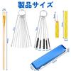 Carburetor Set, 5 Wire Brushes, 10 Cleaning Needles, 13 Cleaning Wires, For Welding
