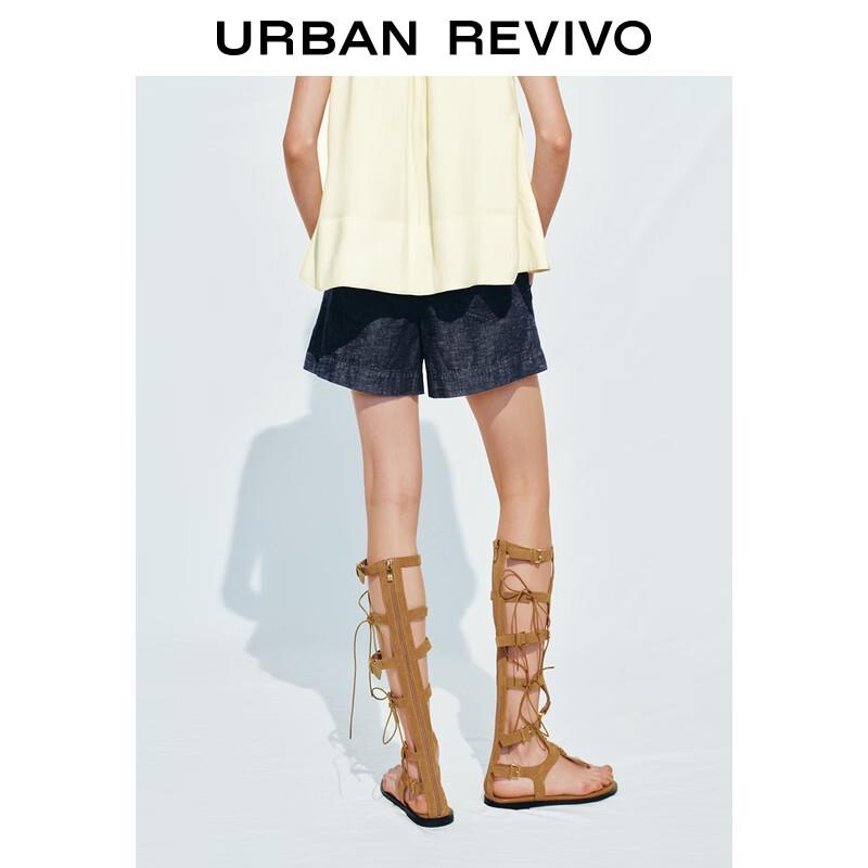 UR Women's Drawstring Denim Shorts