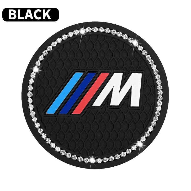 

1/2Pcs Diamond Car Coaster Water Cup Slot Non-Slip Mat Pad For BMW M G30 G32 G01 G02 G05 G06 G07 G26 G23 G22 F40 F20 G08 G16 M3