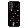 Case For Samsung Galaxy A25 NIKE JORDAN White Red Black Background Maniacase