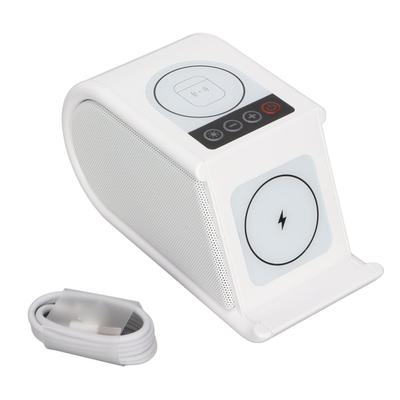 D08 Wireless Charging BT Speaker 15W Multifunctional BT Speaker with Wireless Charger for Computers