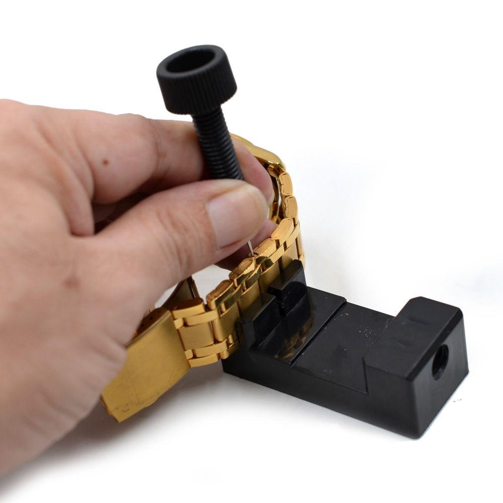 Plastic Bracelet Spring Bar Set Link Pin Remover Watch Band Strap Watch Repair Tool Kit Case Opener