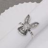 4pcs Metal Rabbit Napkin Rings Golden Napkin Buckles Bunny Napkin Holder  Wedding Dinner Table