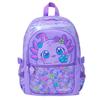 Smiggle Kids School Backpack Girls Ages 8-10 Purple Bubble Salamander Design Lightweight Ergonomic Dual-Strap Bag With