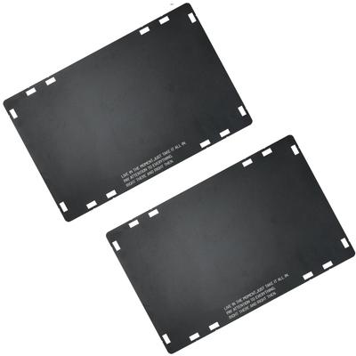CAMPING MOON Taktische Tischplatte, Tischplatte, eine Arbeitsplatte, schwarz, 2er-Set, T-510-2TB