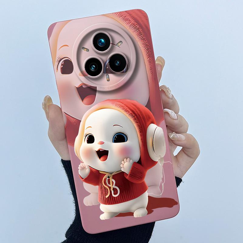 Case For Realme 14 Pro Plus Pro+ 5G 2025 Cute Panda Sweet Girls Silicone Soft Back Cover Ultrathin Scratch Protective Casing