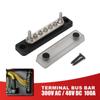 5 Post Power Distribution Block Bus Bar 100A 48V Marine Bus Bar, Automobile Battery Terminals Distribution Block