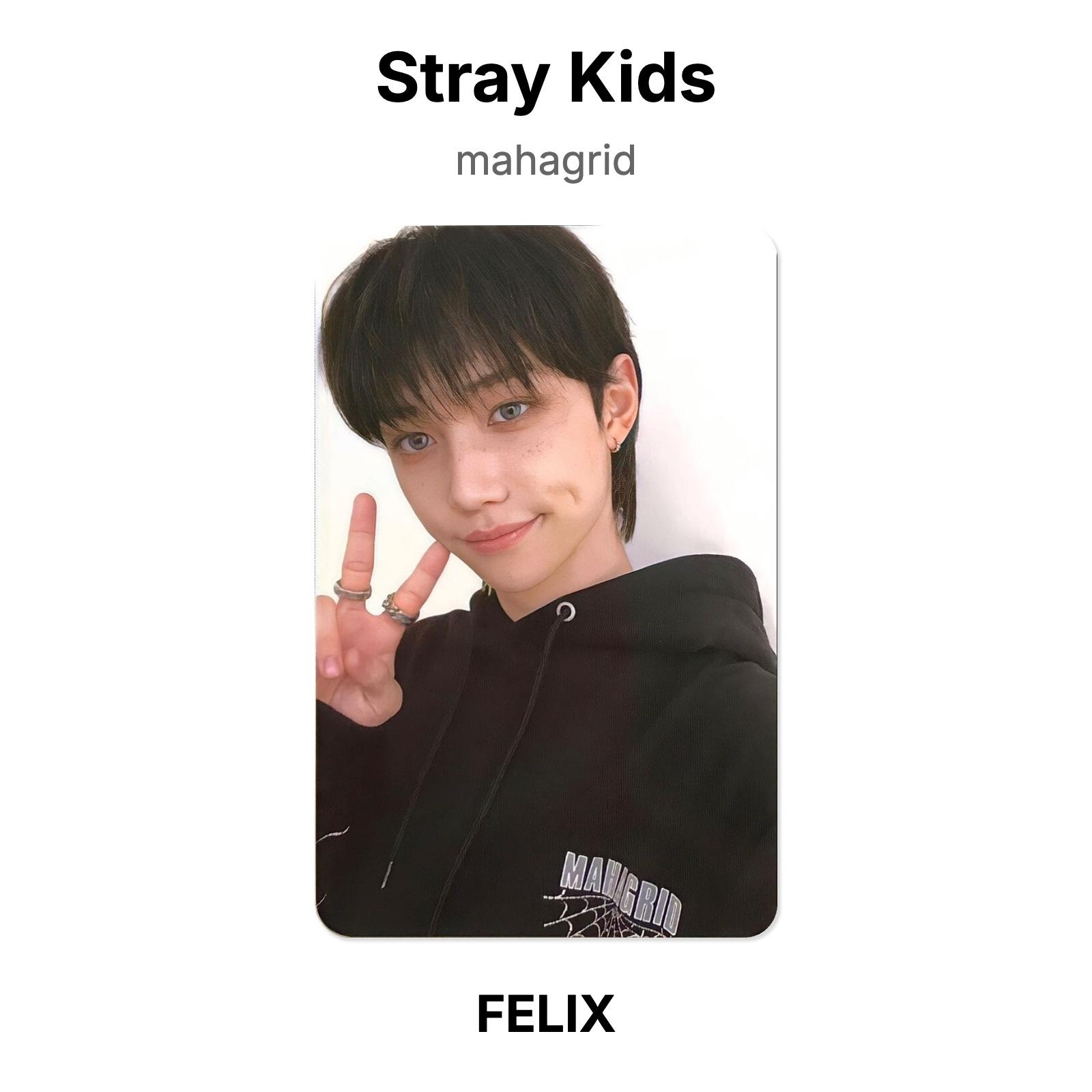 Stray Kids mahagrid Официальная фотокарточка FELIX 02