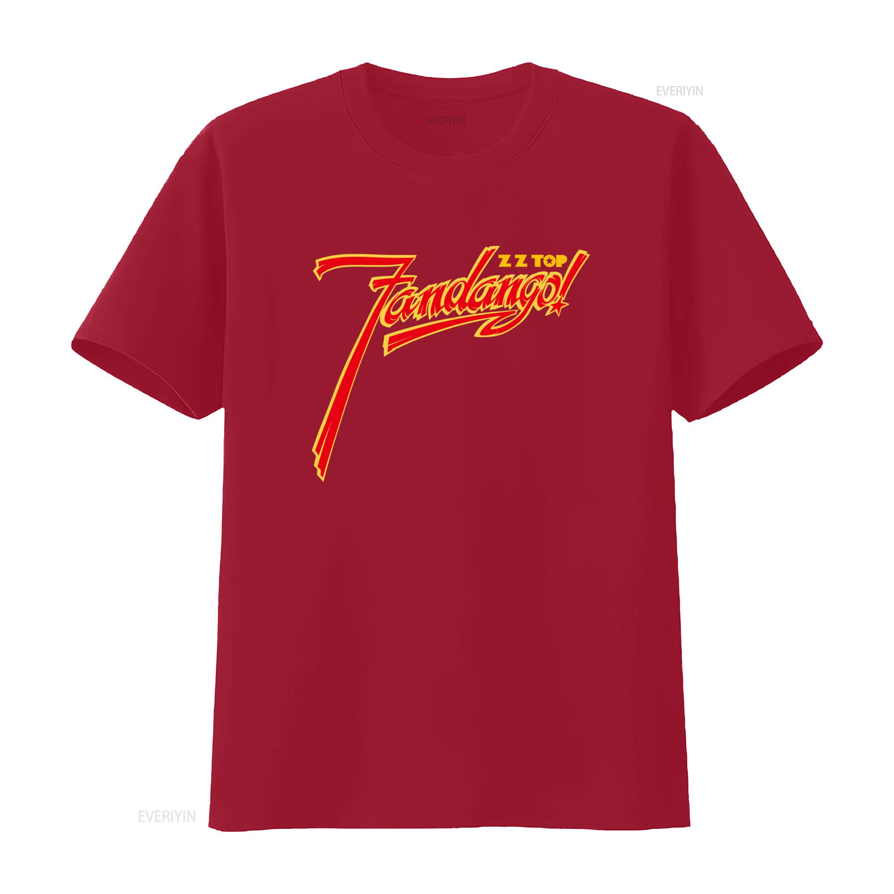 ZZ Top Fandango Album Logo Mens Rock Music Band Merch T Shirt Stylish Comfortable vintage Washed Casual fashion Unisex S