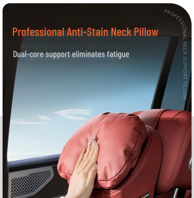 Neck Pillow for Mercedes-Benz, BMW, Li Auto, Tesla Car Headrest & Driver's Seat Backrest