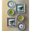 [Officially Imported] Wedgwood Florentine Marine Petit Tray, Small Plate, Approx. 12cm, 1076515