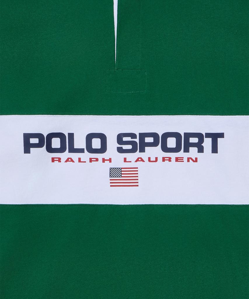 POLO RALPH LAUREN Classic Fit Polo Sport Rugby Shirt - Green