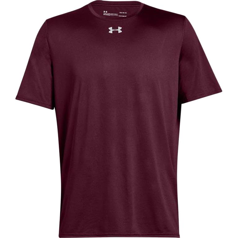 Under Armour Solid Color Crew Neck Short Sleeve Moisture Wicking T-Shirt Men tops 1305775-609 S