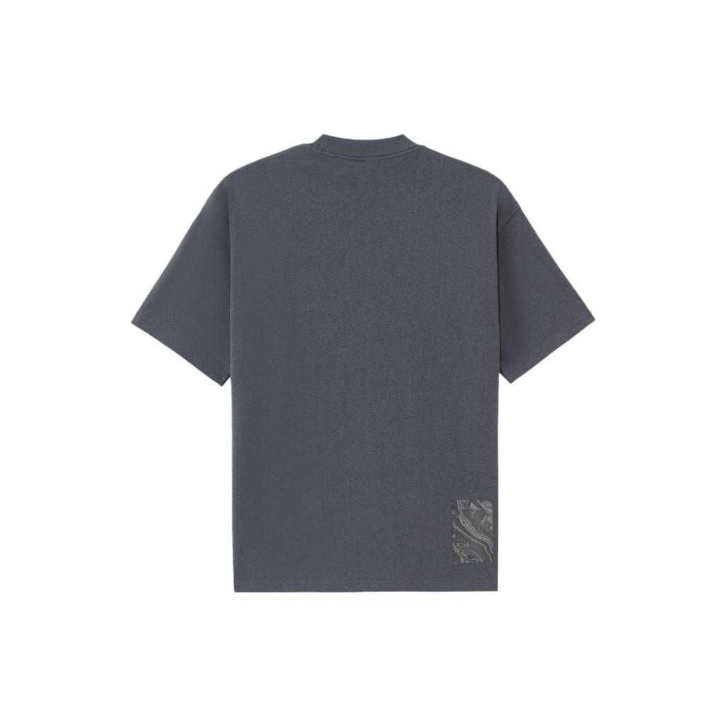 Li Ning Li Ning X Jackie Chan T Shirt Men's Thunderstorm Gray AHSS205-2