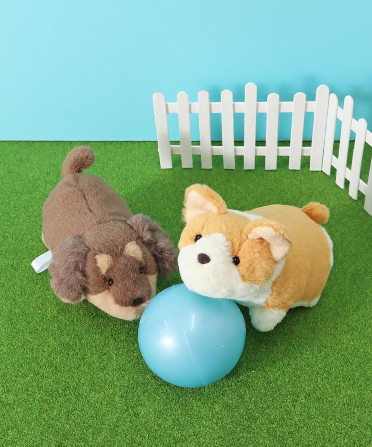 Bleu Bleuet Short Legged Chubby Plush Mascot (Corgi)