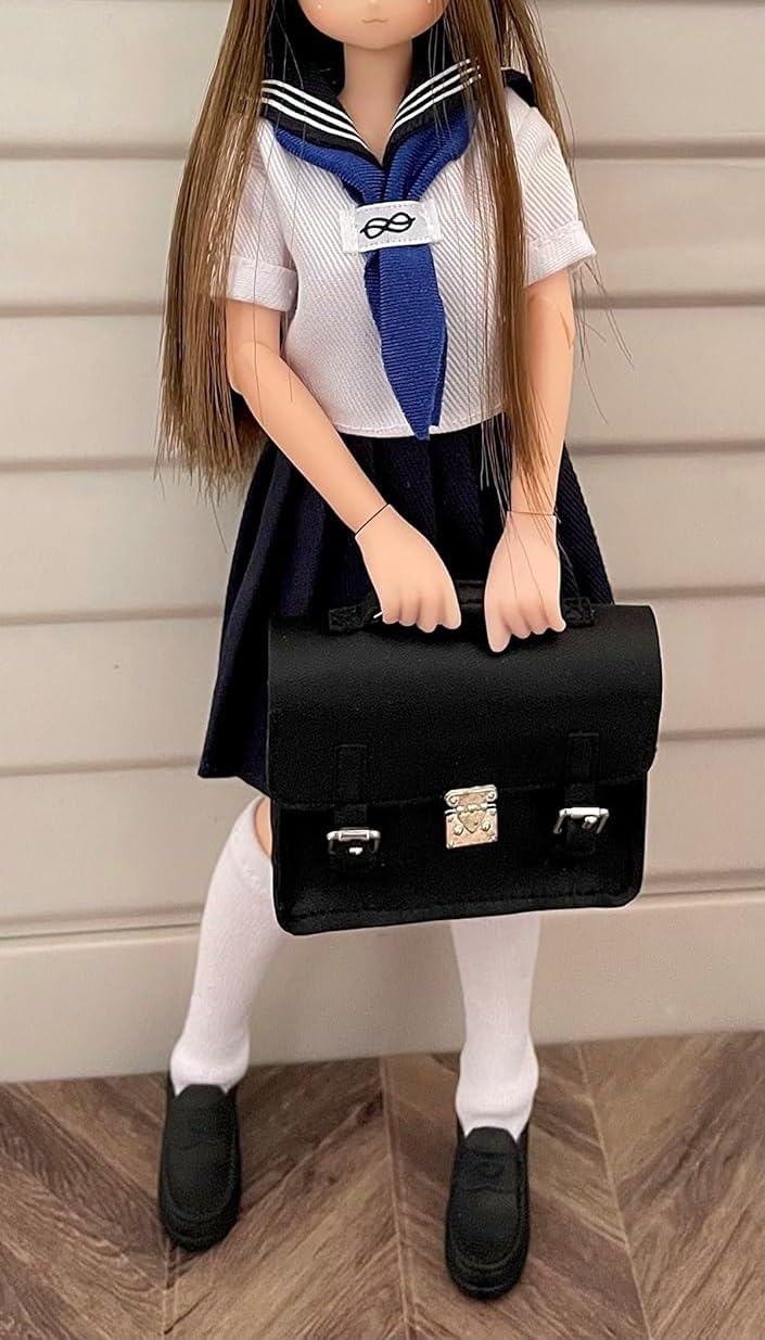 

Игрушка хобби фигурка CD045 школьница JK кожаная сумка школьная сумка для похода и одежды не [TOYBARJAPAN] 1/6 аксессуары/CDToys школа, чёрный