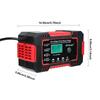 For Auto Moto Wet Dry Lead Acid AGM Gel Power Pulse Repair LCD Display Quick Charge Car Battery Charger 12V 6A