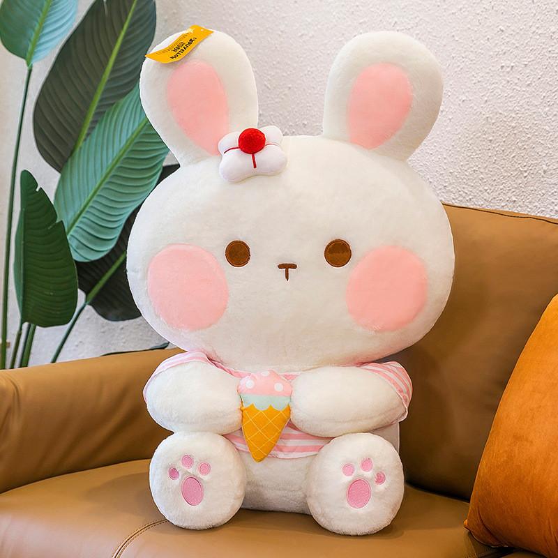 Cute Cartoon Rabbit Animal Plush Toys Lovely Deer Panda Girls Kids Gifts Bedtime