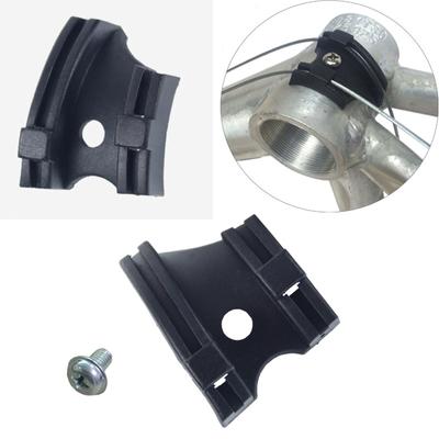 5 Stück Schalthebelkabelhalter-Clip Rennrad Anti-Reibung Tretlagergehäuse Führungsschlitz-Clip mit Schrauben