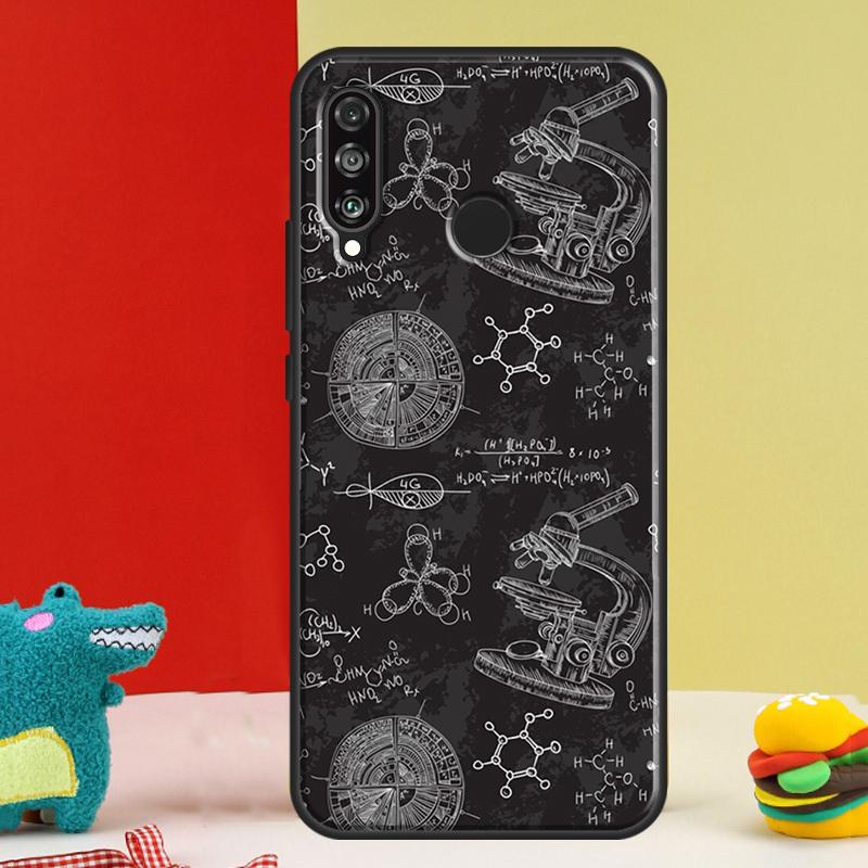 Biology and Chemistry For Huawei Nova Y91 Y90 Y60 Y70 Y72 Y61 9 10 SE 12i 12s 11i 5T P60 Pro P20 P30 P40 Lite Case