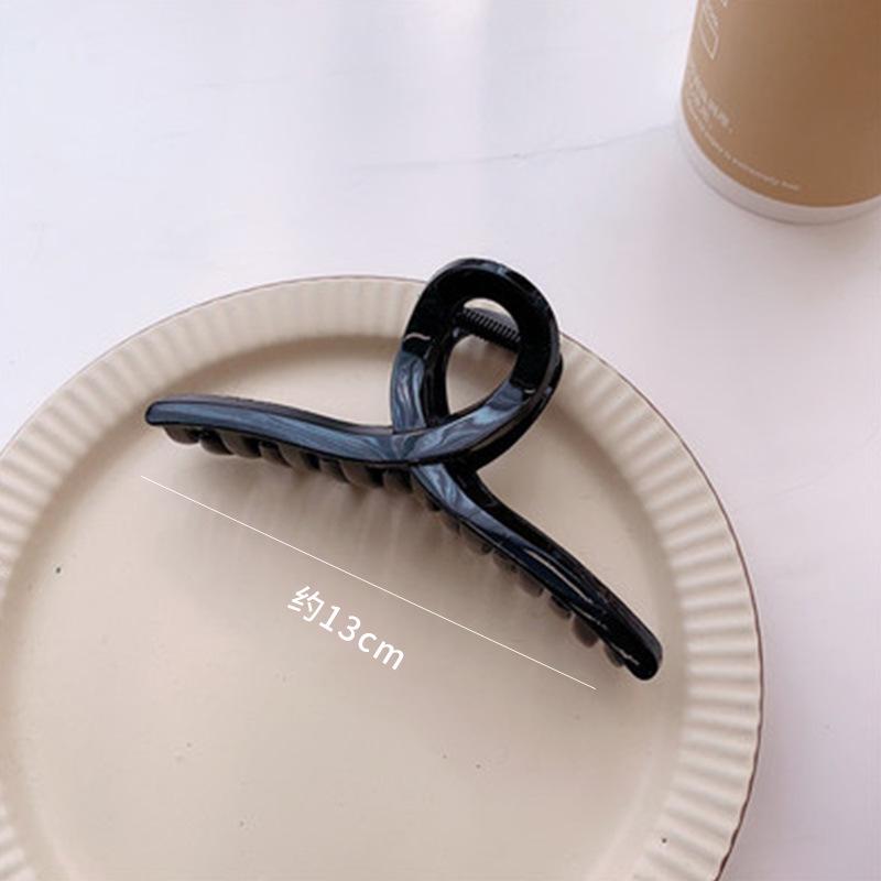 Korean Textured Jelly Color Versatile Shark Hair Clip for Styling