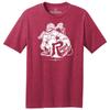 Tulsa Roughnecks 1978 Logo NASL Soccer T-shirt Tri-Mélange Unisexe