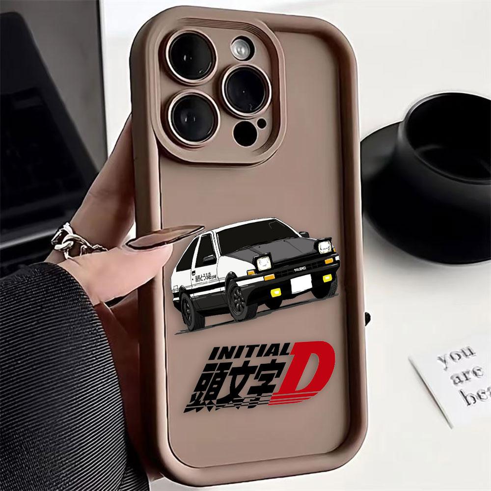 I-Initial D AE86 Tail Light Vehicle Phone Case For iphone Apple 17 AIR 16 16E 11 12 13 14 15 XR Plus Pro Max Silicone Case Cover