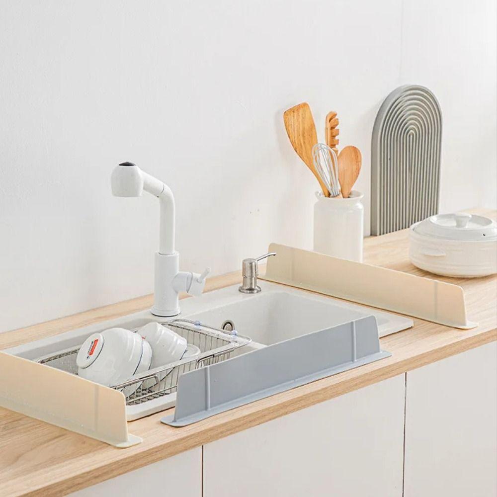 Anti-Splash Silicone Sink Splash Guard Splash Guard Sink Splash-proof Water Board  Kitchen Use
