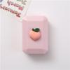Travel Outdoor Cute  Fruit Shape Storage C^ontact L^ens Holder Case Mirror Box Container