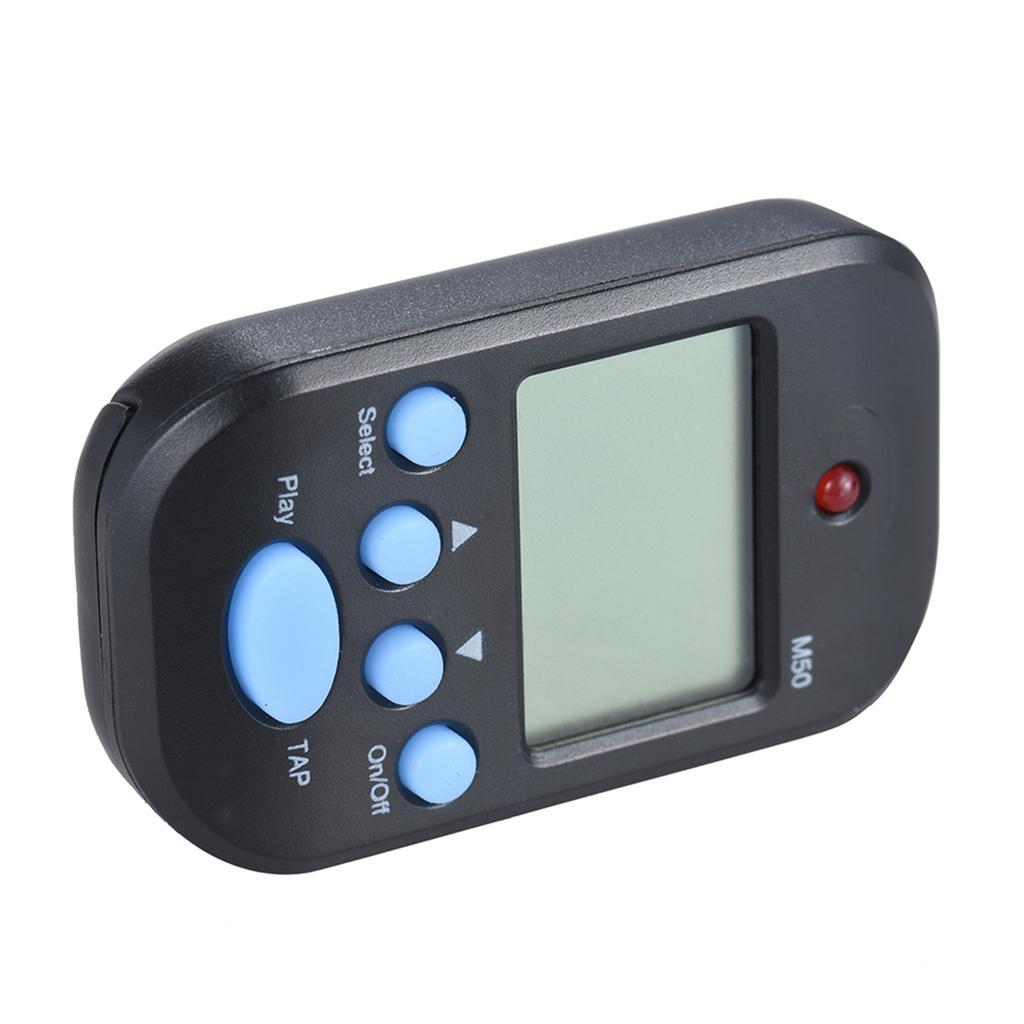 Professional Clip on Digital Beat Tempo Metronome LCD Screen Lightweight & Mini for Violin Guitar Bass Musical