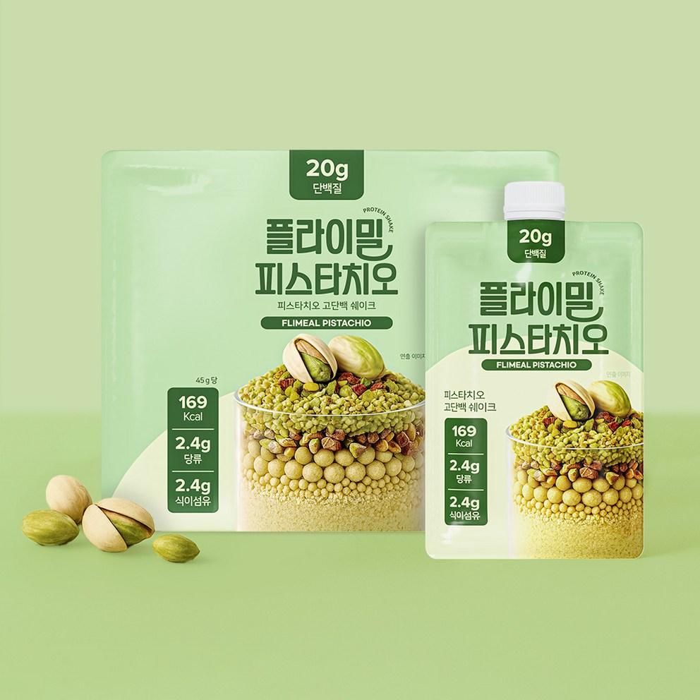 FLYMEAL Protein Shake Pouch Pistachio Flavor