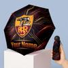 AS Roma Manual Five Fold 8 Rib Umbrella Support Custom Text, Lightweight Travel Umbrella