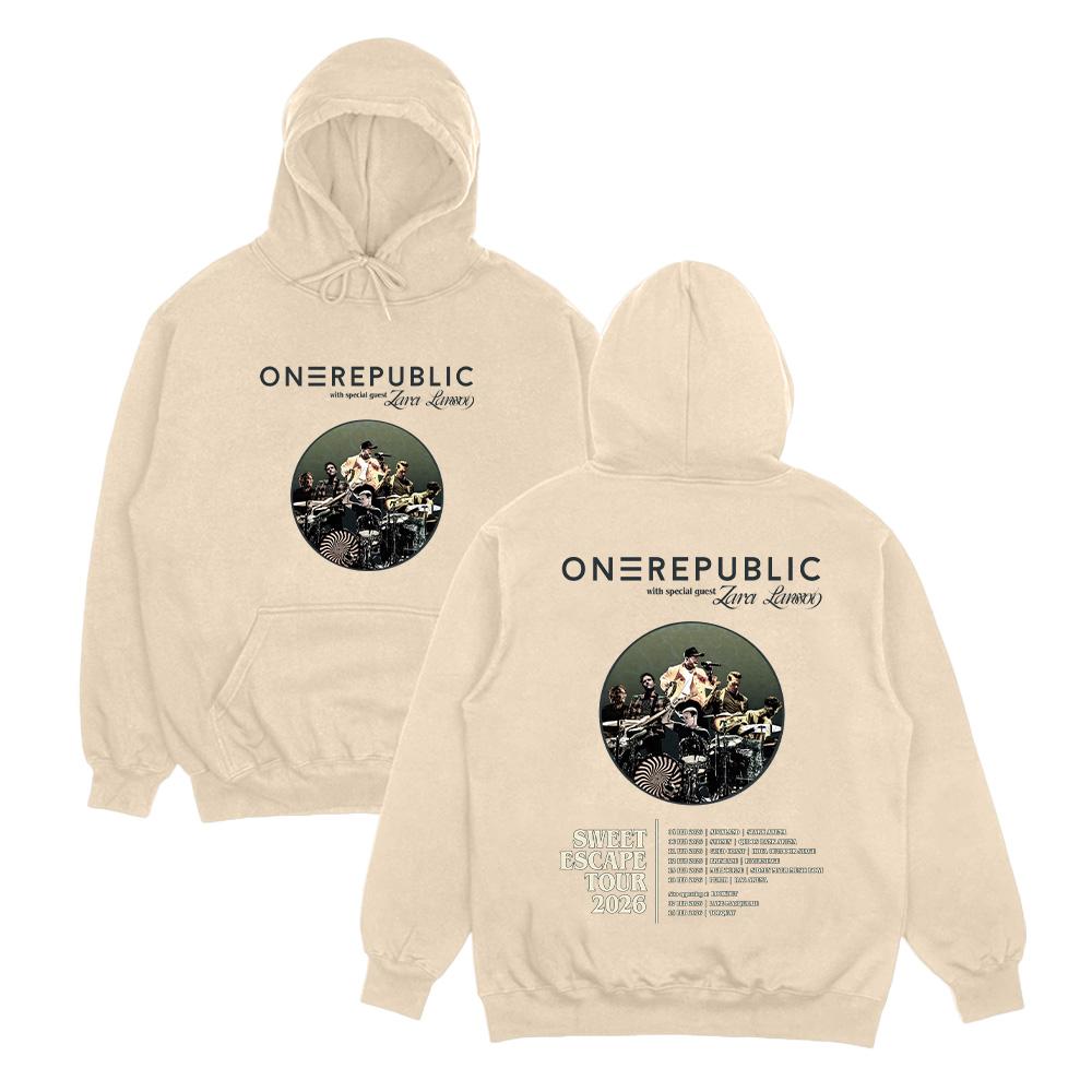 

OneRepublic Sweet Escape Tour 2026 Hoodie Men Women Casual Pullover Street Personality Sweatshirt OneRepublic Band Fans Gift Top XXXL хаки