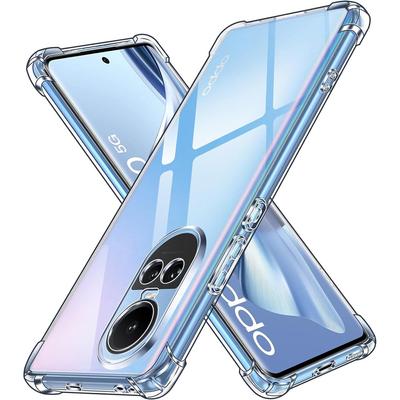 Thick Shockproof Silicone Clear Phone Case For Oppo Reno 10 Pro 5G 8T 4G 8 Lite 5G 7 4G 7 Pro 6 Lite Protection Case Back Cover