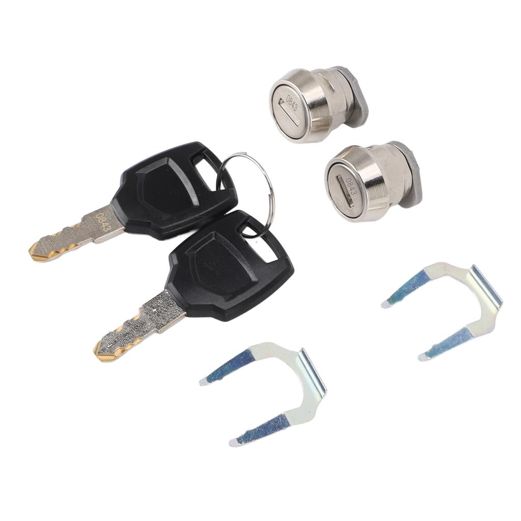 Motorcycle Top Box Lock Cylinder Core Plug and Keys for 25L 32L 36L 40L 45L 50L 55L 60L 65L 80L 85L