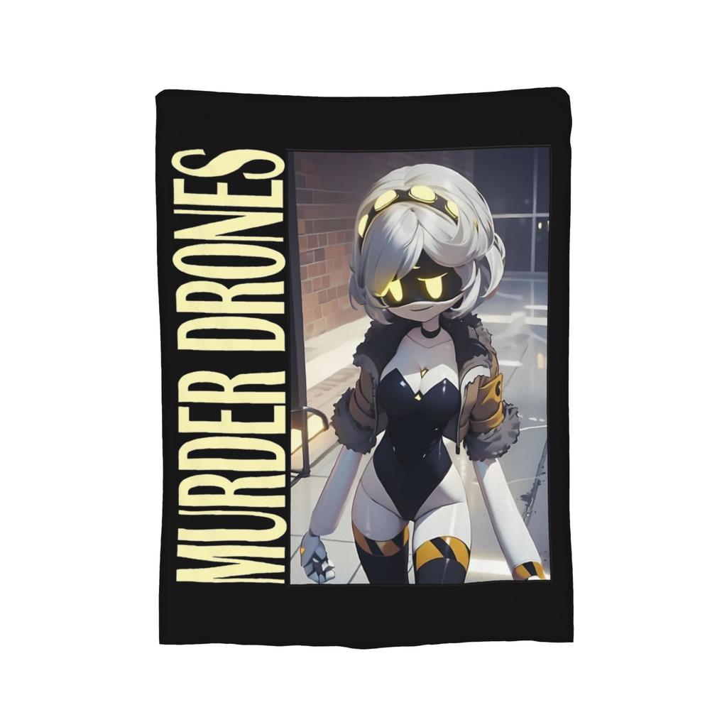 Uzi Doorman Murder Drones  Blankets Fleece  Winter   Multifunction Lightweight Throw Blanket for Bedding Car Bedding Throws