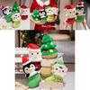 Adorable Christmas Plush Toys Featuring Santa Claus Snowman Christmas Tree Gifts