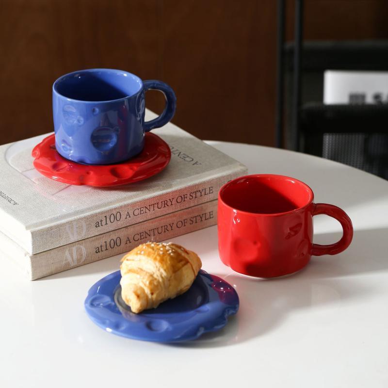 OLOEY Designer Coffee Cup and Saucer Set