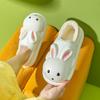 Cotton slippers women spring and autumn home indoor non-slip home winter warm winter couple plush men