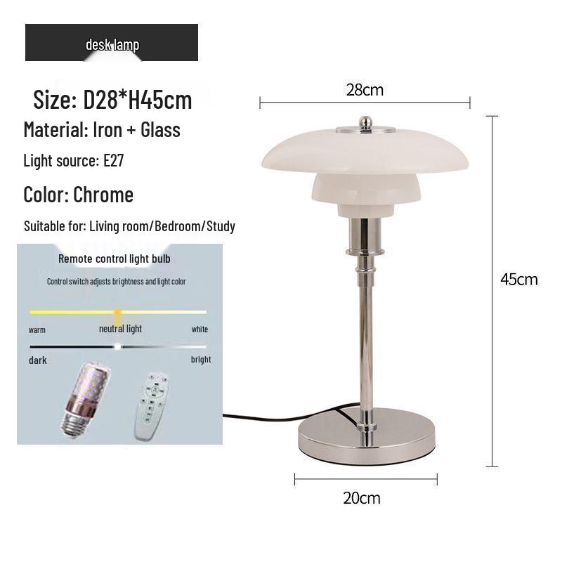 

Винтажный скандинавский баухаусный торшер и настольная лампа для гостиной или спальни Desk Lamp (Upgraded Wider Heavier Base)