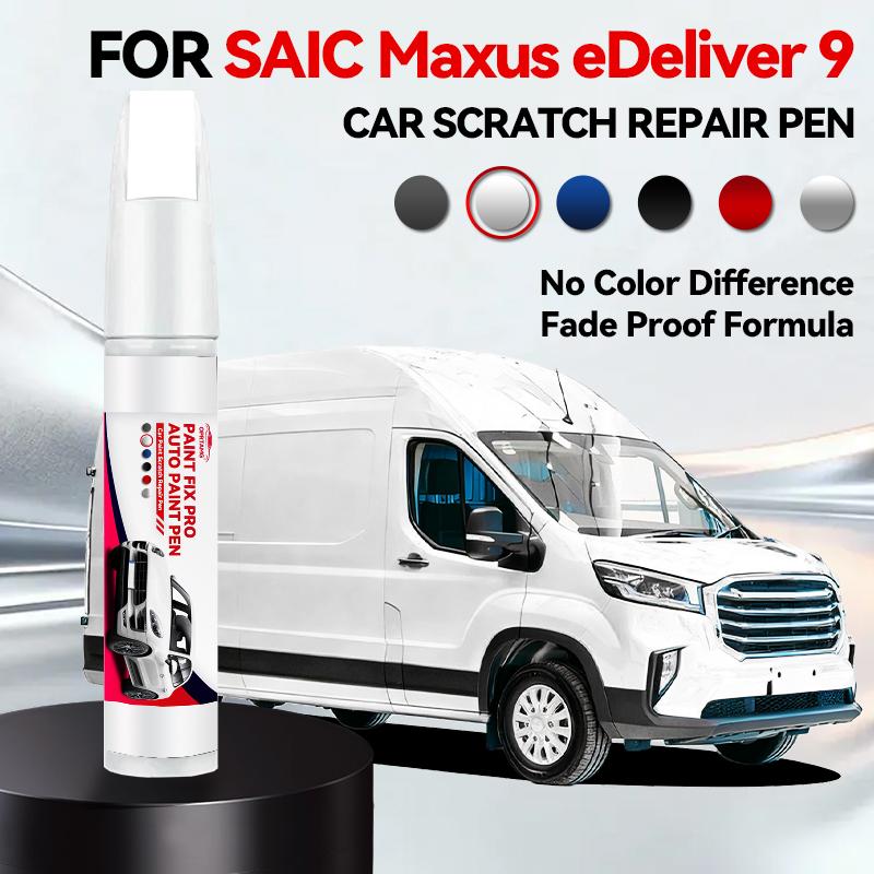 Paint Repair Pen Touch Up Scratch Remover DIY Auto Accessories For SAIC MAXUS EDeliver 9 Aurora Silver Black Blanc White Blue
