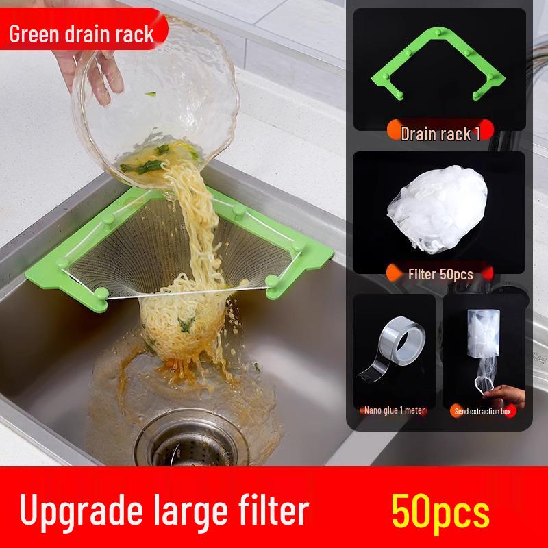 Einweg Dreieck Spülen Siebnetz für Küche und Geschirrspülen