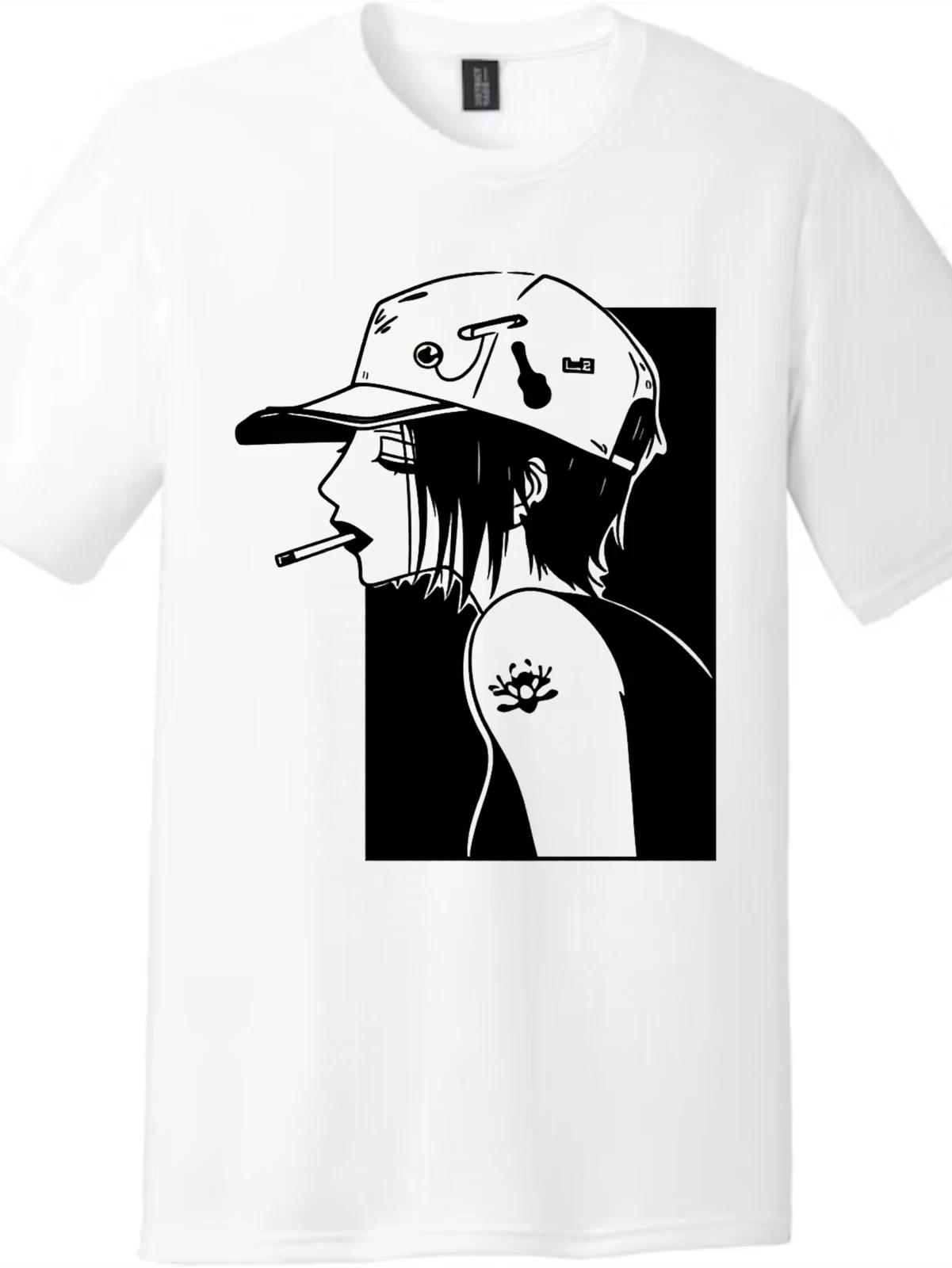 Nana Osaki Cool Anime Girl Graphic T-Shirt Unisex Casual Tee XL