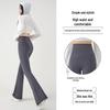 Women's High-Waisted Flared Yoga Pants - Slimming, Abdomen Control, Thin Style for Spring/Summer 2025